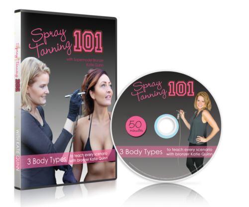 Spray Tanning 101 - Learn to Spray Tan DVD - Kona Tanning Company's Katie Quinn, Celebrity Spray Tanner